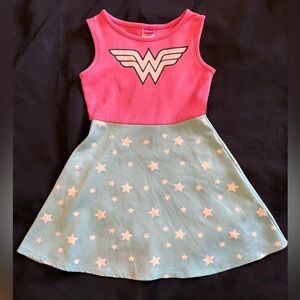 DC Comics Pink and Blue Superhero dress size 6/6x